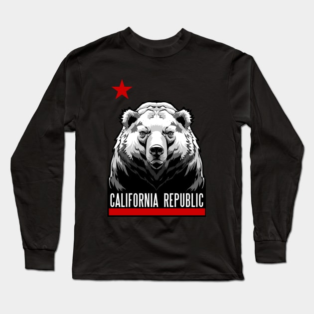 California Republic Long Sleeve T-Shirt by Styleuniversal